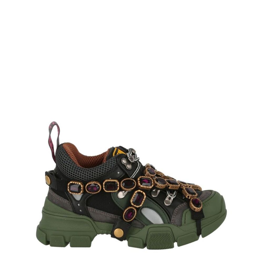 Gucci Flashtrek Chunky Leather Sneakers